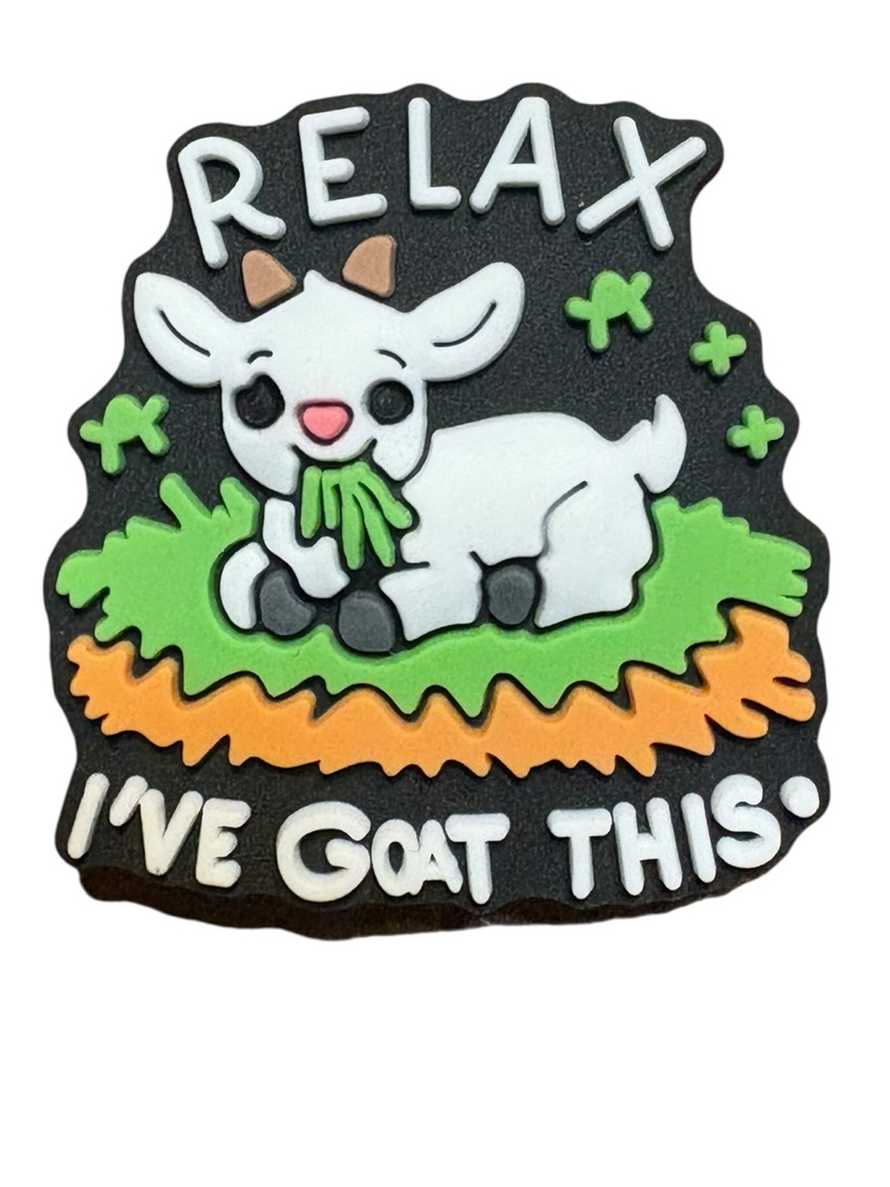 Relax, I’ve Goat This Croc Charm
